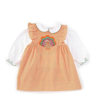 Dress with Turkey Applique