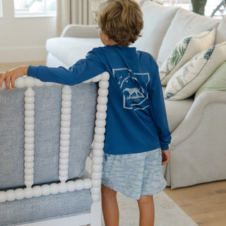 The Bailey Boys Performance Dock Short - Gray Camo