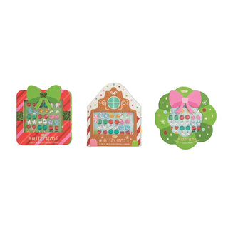 Mud Pie - Christmas Glitz Gems Sticker Earrings