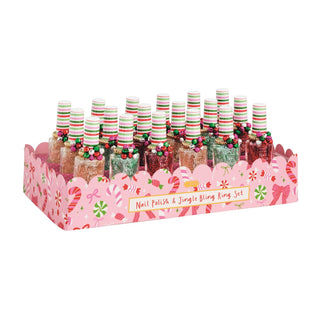 MudPie Christmas Nail Polish & Ring Sets