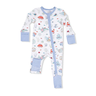 Angel Dear Convertible Romper - Sailor Sea Creatures