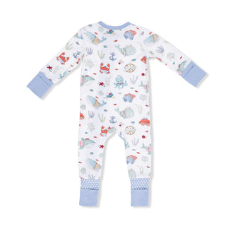 Angel Dear Convertible Romper - Sailor Sea Creatures