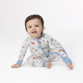 Angel Dear Convertible Romper - Sailor Sea Creatures
