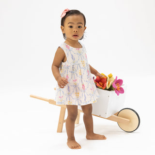 Angel Dear Infant Dress with Bow and Bloomer -Ribbon Bouquets