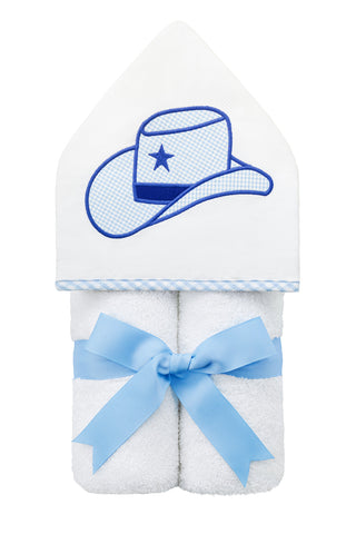 3 Marthas Everykid Towel - Blue Cowboy Hat