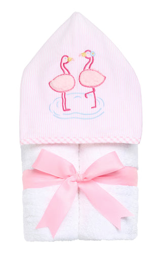 3 Marthas Everykid Towel - Flamingo