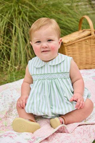 Little English Sleeveless Barrington Bubble - Meriwether Stripe