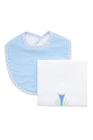 3 Marthas Basic Bib & Burp Boxed Set - Golf