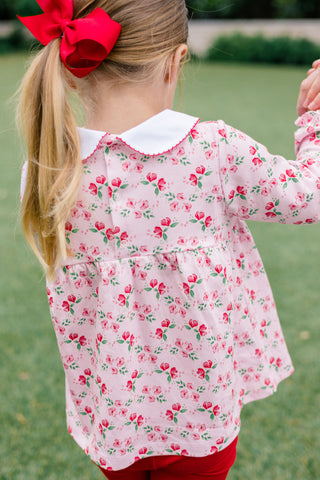 The Proper Peony Tunic Set - Zinnia Blooms