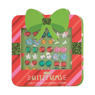 Mud Pie - Christmas Glitz Gems Sticker Earrings
