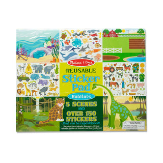 Melissa & Doug Reusable Sticker Pad - Habitats