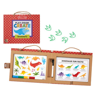 Natural Play: Play, Draw, Create Reusable Drawing & Magnet Kit – Dinosaurs