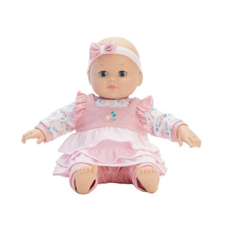 Baby Cuddles Pink Floral Light Skin Tone 14"