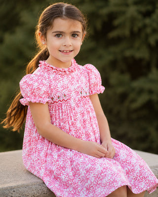 The Yellow Lamb Elise Dress - Cherry Blossom