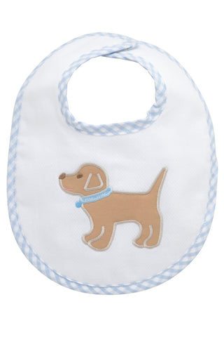 3 Marthas Applique Basic Bib - Puppy