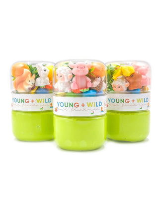 Young Wild and Friedman Spring Animals Grab & Go Dough Jar