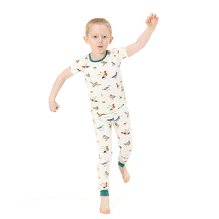 Angel Dear Short Sleeve Loungewear Set - Ducks