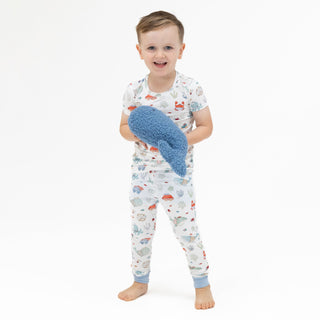 Angel Dear Short Sleeve Loungewear Set - Sailor Sea Creatures