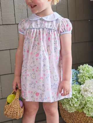 Little English Short Sleeve Natalie Dress - Bunny Blooms
