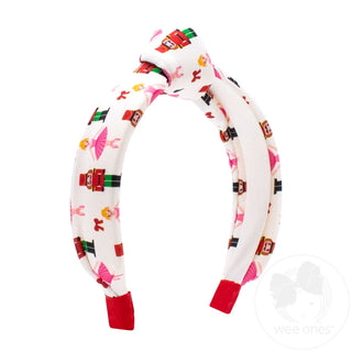 Wee Ones Christmas Knot Headband - Nutcracker