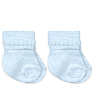 Socks Bubble Bootie 2 Pair Pack- Blue