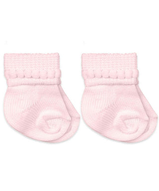 Socks Bubble Bootie 2 Pair Pack- Pink