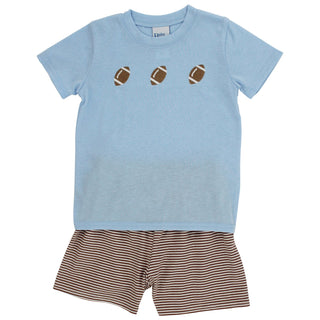 The Bailey Boys Shorts Set - Touchdown Team