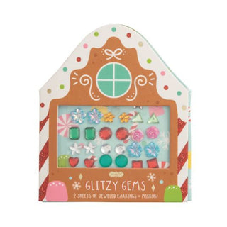 Mud Pie - Christmas Glitz Gems Sticker Earrings