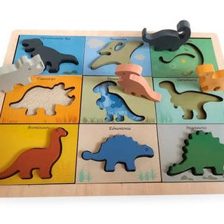 Wood Dino Puzzle