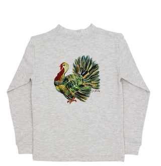 The Bailey Boys Long Sleeve Logo Tee - Turkey/Oatmeal