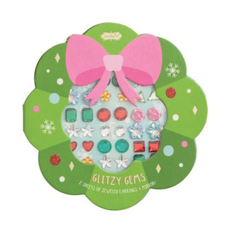 Mud Pie - Christmas Glitz Gems Sticker Earrings