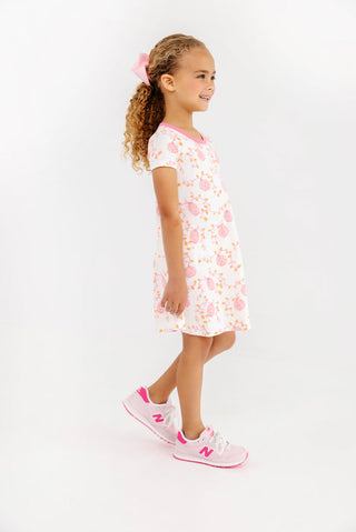 The Beaufort Bonnet Company Polly Play Dress - Gourd-geous (Palmetto Pearl) with Romany Rose