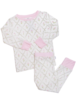 2 piece Flower Trellis Pajama