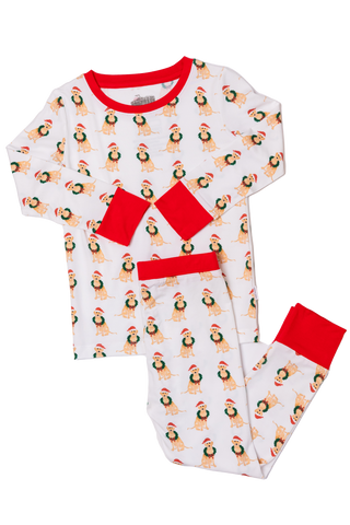 Pajama Set 2 Piece - Holiday Dogs