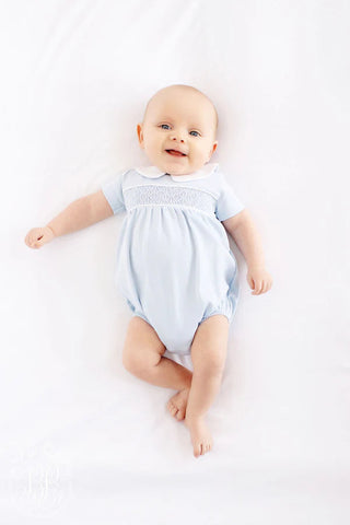 The Beaufort Bonnet Company Banbury Bubble - Buckhead Blue/Worth Ave White