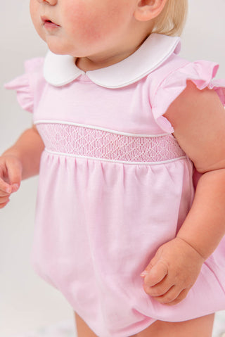 The Beaufort Bonnet Company Banbury Bubble - Palm Beach Pink with Worth Avenue White