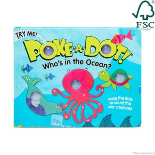 Melissa & Doug Poke-a-Dot: Who’s in the Ocean? Board Book