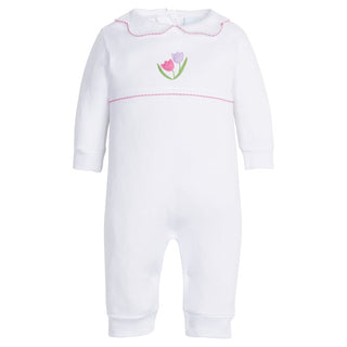 Little English Tulips Crochet Playsuit