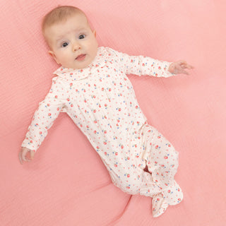 Angel Dear - Smocked Peter Pan Snap Footie