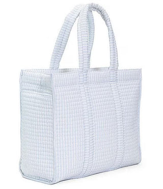 TRVL Design Quilted Go Go Tote - Pimlico Stripe Blue