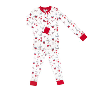 ISHTEX- Santa Milk & Cookies Boy's PJ Set