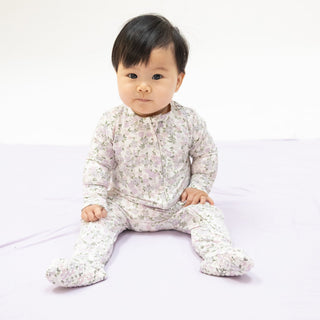 Angel Dear 2 Way Zipper Footie- Shannon Floral