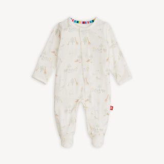 Magnetic Me Footie - White Serene Safari