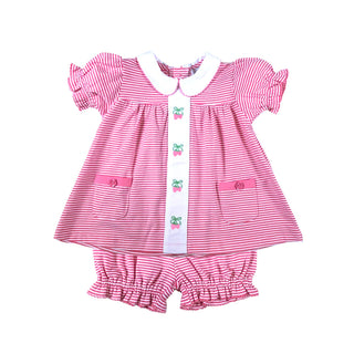 Ishtex Strawberry Girl's Bloomer Set