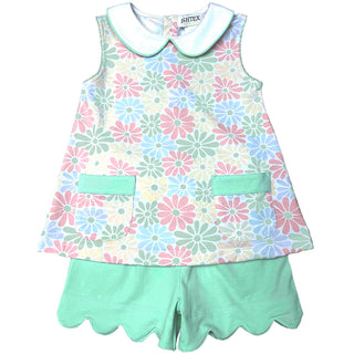Ishtex Retro Girl's Shorts Set