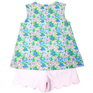 Ishtex Butterfly Girl's Shorts Set