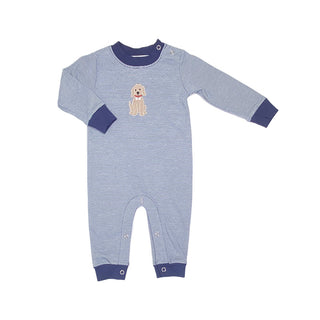 Ishtex Boy's Applique Romper - Dog