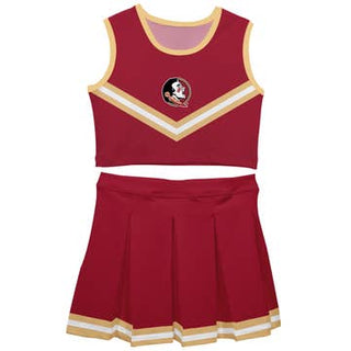 Florida State Seminoles Garnet Sleeveless Cheerleader Set