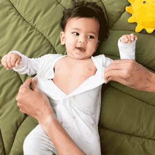 Magnetic Me Footie - White Serene Safari