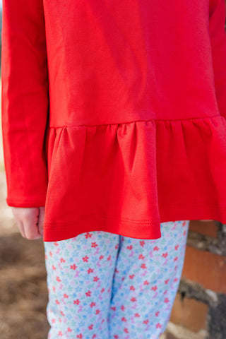 James and Lottie Peggie Peplum Legging Set in Full Bloom